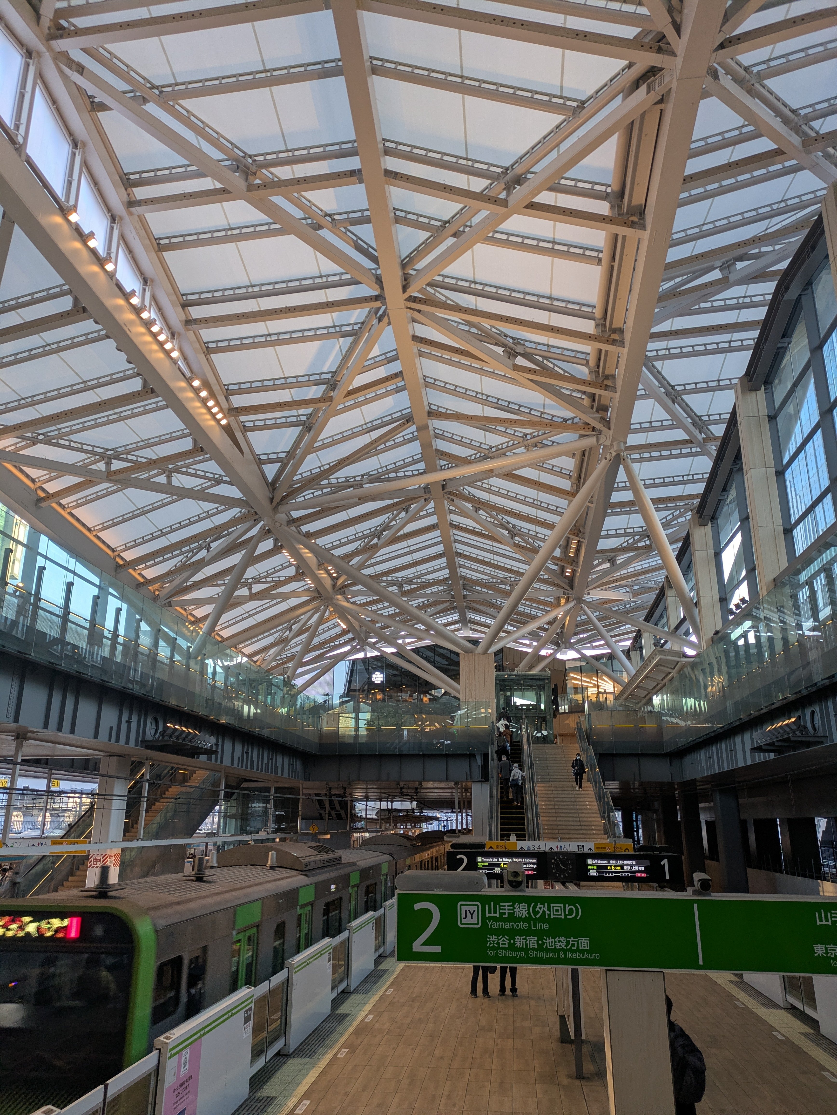 実際の駅の様子（筆者撮影）