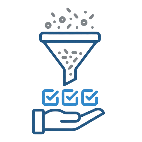 候補を絞って届く